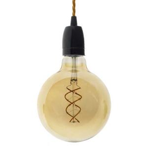 Creative Cables Braided Textile Hanging Lamp 1.2 M Zwart