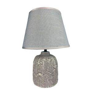 Versa Ceramic Tissue 22.5x33x12.5 Cm Table Lamp Zilver