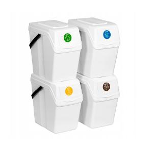 Prosperplast Sortibox Recycling Bins With Handle 100l 4 Uni…
