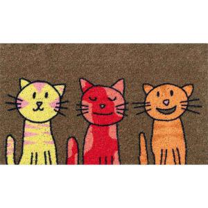 Duett Cats 40x70 Cm Doormat Bruin