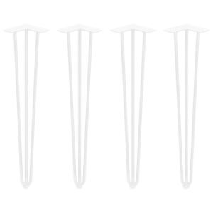 Emuca Hairpin Legs Of 3 Rods For Table Transparant,Wit