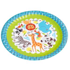 Best Products Green Cardboard Plate Animals 23 Cm 4 Units V…