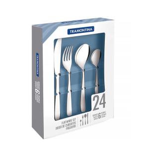 Tramontina Amazonas Cutlery Set 24 Pieces Zilver
