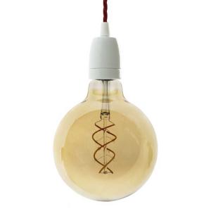 Creative Cables Braided Textile Hanging Lamp 1.2 M Wit