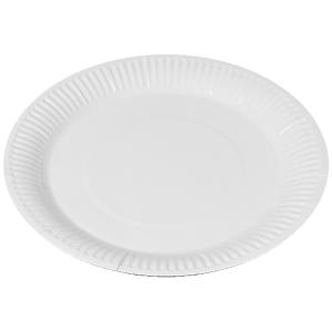 Best Products Green Cardboard Plates 23 Cm 25 Units Wit