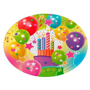 Best Products Green Bag With Plates Balloons Design 23 Cm 4…