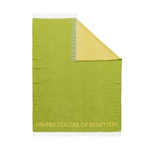 Benetton Rainbow Be 140x190 Cm Blanket Groen,Geel