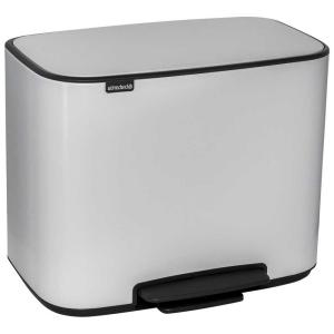 Brabantia Bo 33l Trash Can With Foot Pedal Zilver