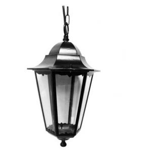 Edm Aluminium Lantern Ceiling 60w Zwart