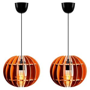 Wellhome Wh1104 Hanging Lamp 2 Units Goud