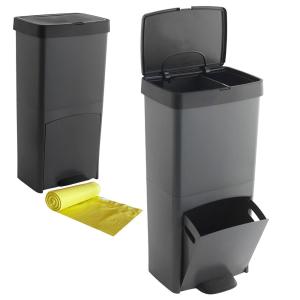 Sp Berner Garbage Or Recycling Bin Pack 70/30l Transparant