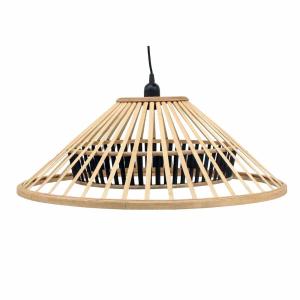 Home Decor Bamboo 60x60x21 Cm Ceiling Light Goud