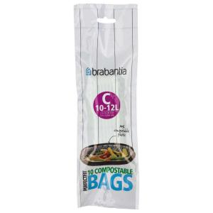 Brabantia Perfectfit Bin Liner Type C 10-12l Garbage Bag 10…