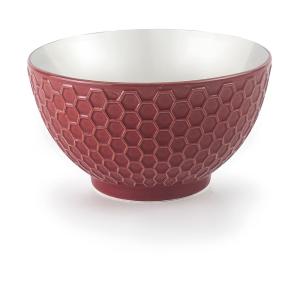 Ibili Ceramic Hexagon Red 0.55l Bowl Rood