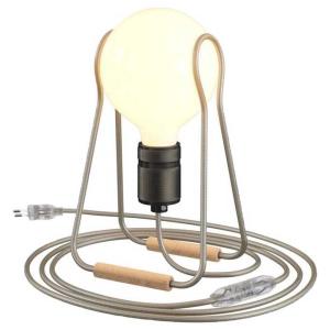 Creative Cables Taché Elegante Lamp With Light Bulb Zilver