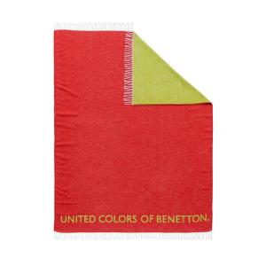 Benetton Rainbow Be 140x190 Cm Blanket Groen,Rood