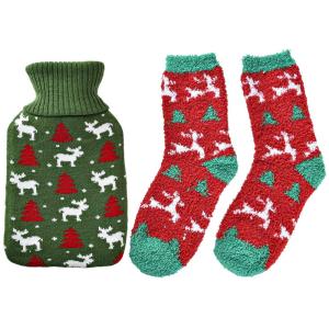 Item Set Hot Water Bottle And Christmas Socks Assorted Veel…