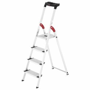 Hailo Easyclix 5_8814-001 4 Steps Aluminum Ladder Zilver