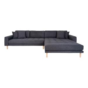 House Collection Hoekbank Milo Lounge Sofa Rechts Donker Gr…