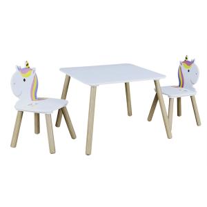 Uniquely Tafel met 2 Stoelen voor Kinderen Unicorn
