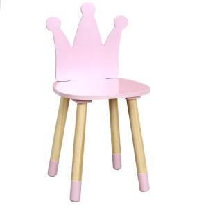 Uniquely Kinderstoel Crown Roze