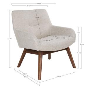 House Collection Fauteuil Ingrid Zand