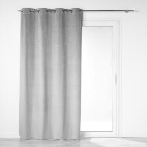 Velvet Gordijn 135 cm x 260 cm Zuri Charcoal Grey