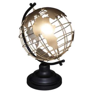 Eazy Living Decoratie Wereldbol op Voet H28 cm Goud